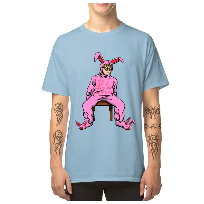 You_ll_Shoot_Your_Eye_Out__12105 Short Sleeve Tops Shirt Summer Fall Round Neck Cotton Youth Top T-shirts Casual T Shirt Graphic You_ll_Shoot_Your_Eye_Out__12105 light