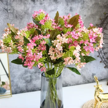 

7P Fake Single Stem Costa Flower 20.47" Length Simulation Rosa Banksiae for Home Wedding Decorative Artificial Flower