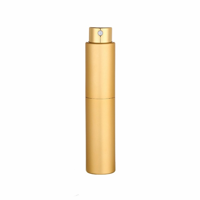 Travel Portable Aluminum Perfume Refillable Portable Spray Rotating Bottle Travel Empty Atomizer
