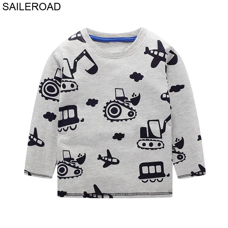 7017 SAILEROAD/для детей от 24 месяцев до 7 лет, футболка с длинным рукавом и рисунком кота для маленьких девочек, милая детская одежда для девочек, хлопковая одежда для младенцев - Цвет: 7017