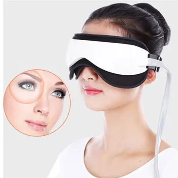 

Eye Massager Pressure Infrared Heating Hot Compress Massage Glasses Portable Electric Eyes Care Device Wire Control Music