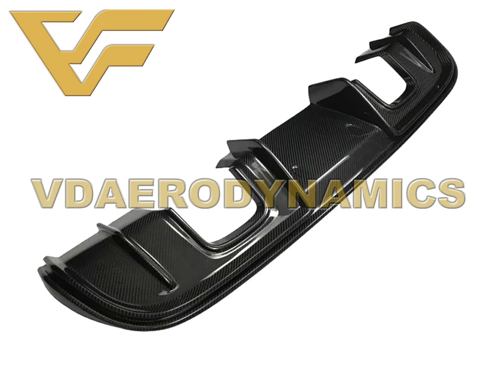 Подходит для 16-20 718 Porsche Cayman Boxster VAD-R полный комплект кузова передний бампер задний бампер передняя губа задняя губа боковые юбки - Цвет: Rear Diffuser