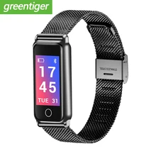 Y8 женщина девушка смарт-браслет из нержавеющей стали Пульс кровяное давление фитнес-трекер Браслет погоды смарт-браслет