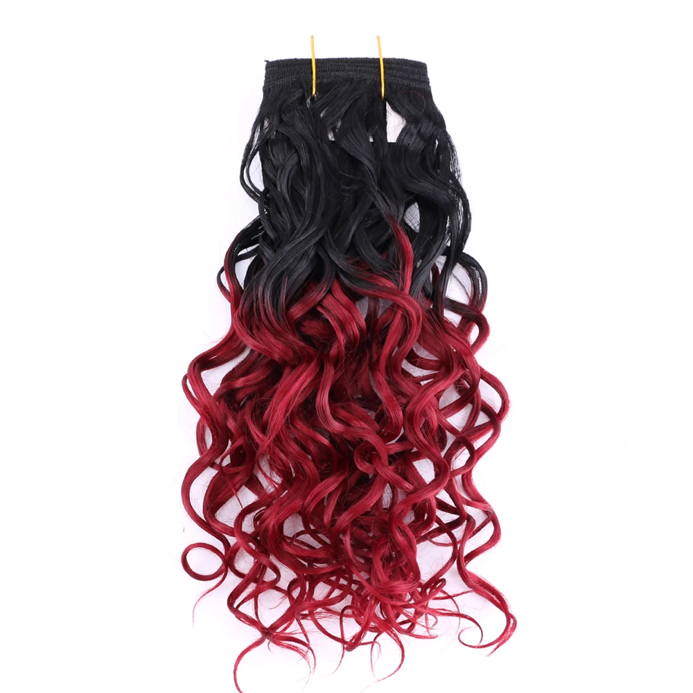 "-20" Р4/30 цвет двойные волнистые волосы для наращивания 100 г/шт. богемные пряди волос синтетические волосы для наращивания для женщин