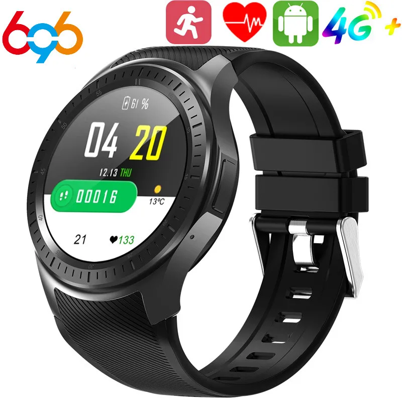 Bluetooth 4G Смарт-часы для мужчин Android 7 1 gps WiFi 1G + 16G спортивные часы Шагомер relogio reloj