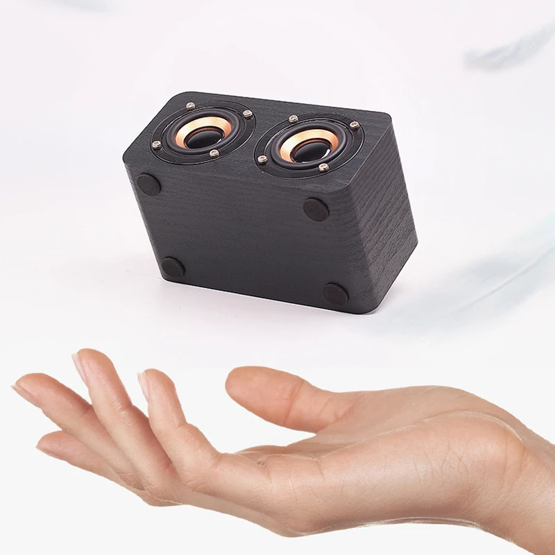 Винтажный радиоприёмник Деревянный Мини Bluetooth колонки беспроводные компьютерные колонки домашний кинотеатр музыкальный центр Caixa De Som Parlante F4033