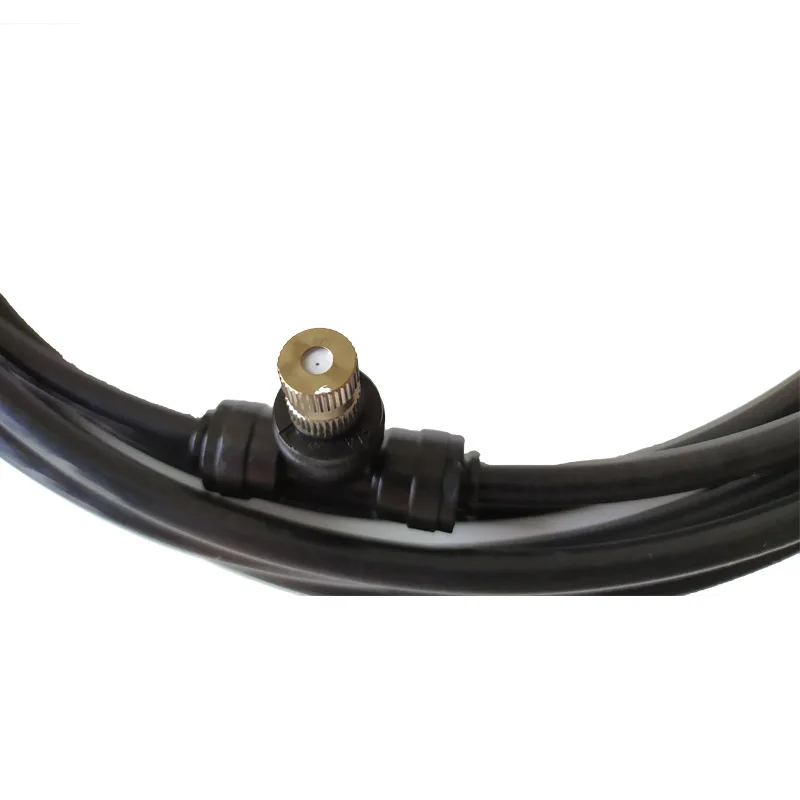 Sprinkler Irrigation Black 6-18 Meters Garden Electric Pump  Mist Spray System Nebulizer water mist nozzle Irrigation