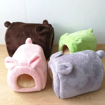 

Small Pet Dog House Cat Cave Bed Teddy Chihuahua Kennel Thicken Warm Puppy Nest Bulldog Pet Yurt Tent Small Animals Bed