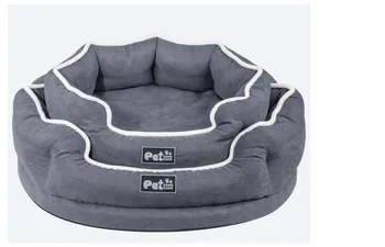 

Dog Bed Mat House Pad Warm Winter Pet House Nest Dog Stripe Bed With Kennel For Small Medium Large Dogs Plush Cozy Nest