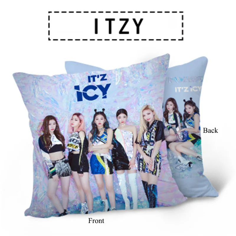 40*40 см ITZY альбом IT'z ICY двухсторонняя мягкая подушка для стула LIA ChaerYeong Ryujin Yuna LJJ220
