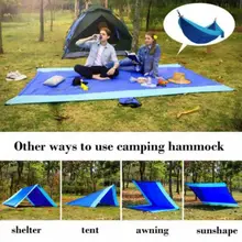 Портативная уличная мебель гамаки двойной человек кемпинг выживания садовые качели Охота подвесное кресло для сна