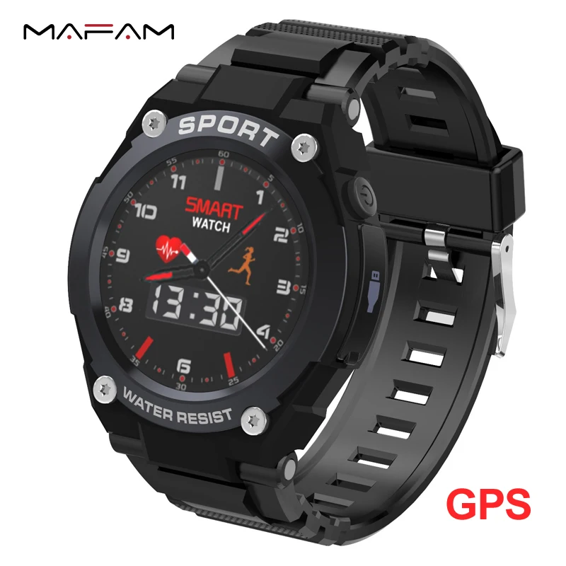 MAFAM DT97 gps Bluetooth Вызов Смарт часы Спорт фитнес трекер альтиметр компасы Запись TF браслет карта для пешего туризма альпинизм