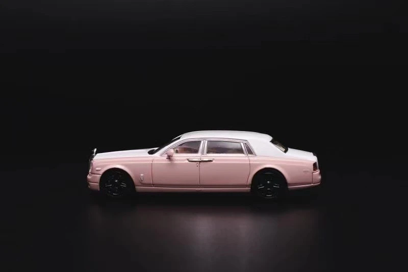 Diecast 1/64 Rolls Royce Phantom VII Pink/White Lim 500pcs On Holiday! 