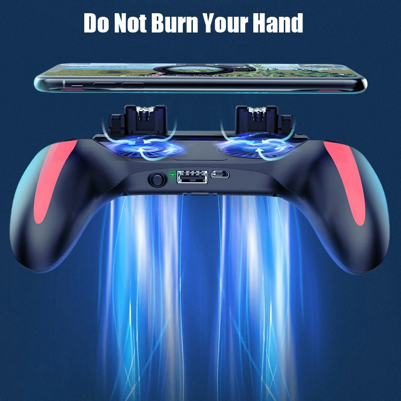 Winex Pubg контроллер мобильный геймпад Android шесть пальцев l1 r1 шутер триггер пожарная кнопка для Xiaomi Iphone