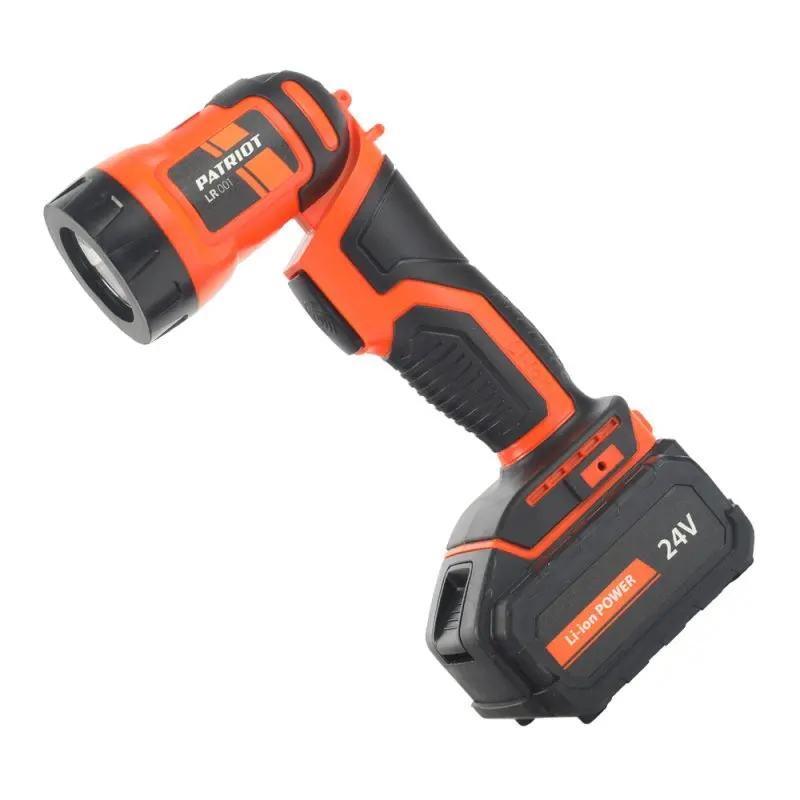 Дрель-шуруповерт аккумуляторная PATRIOT BR 244Li LED The One (Напряжение аккумулятора 24 В, Li-Ion, емкость 2 Ач, 2 скорости 0-350/0-1350 об/мин, реверс, подсветка, фонарь, 2 аккумулятора в комплекте)
