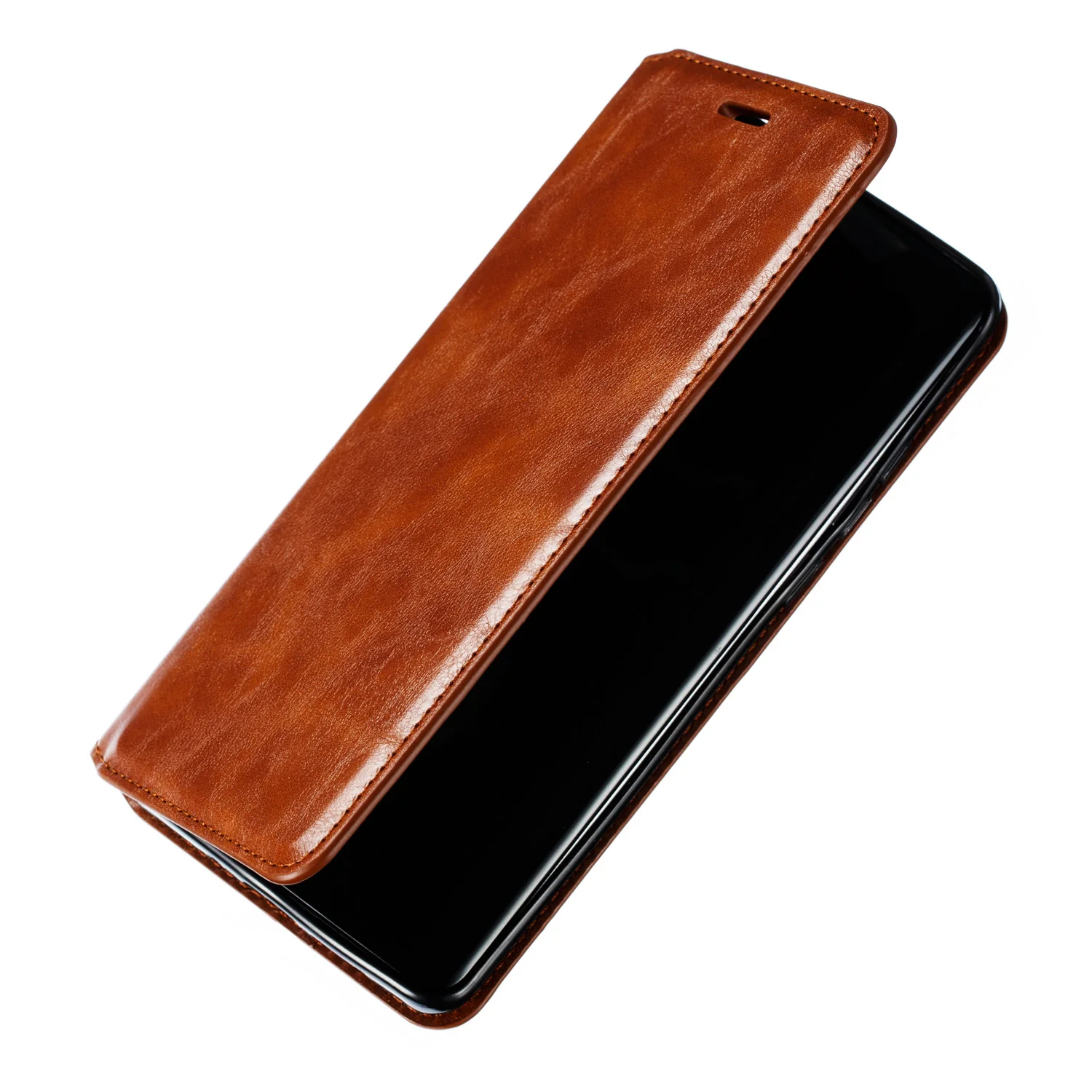 Чехол для huawei P30 Pro P20 Lite, роскошный Магнитный кожаный кошелек с подставкой, чехол для mate 10 lite 20 Y6 Y7 Honor V20 10 PSmart Funda - Цвет: Brown