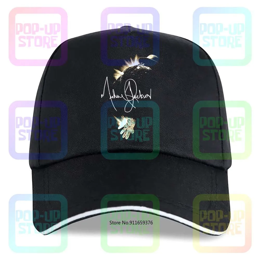 Vintage Michael Jackson Concert Tour Signature Hat Silhouette Cotton Truck Driver Caps Berretto Da Baseball Per Uomo E Donna