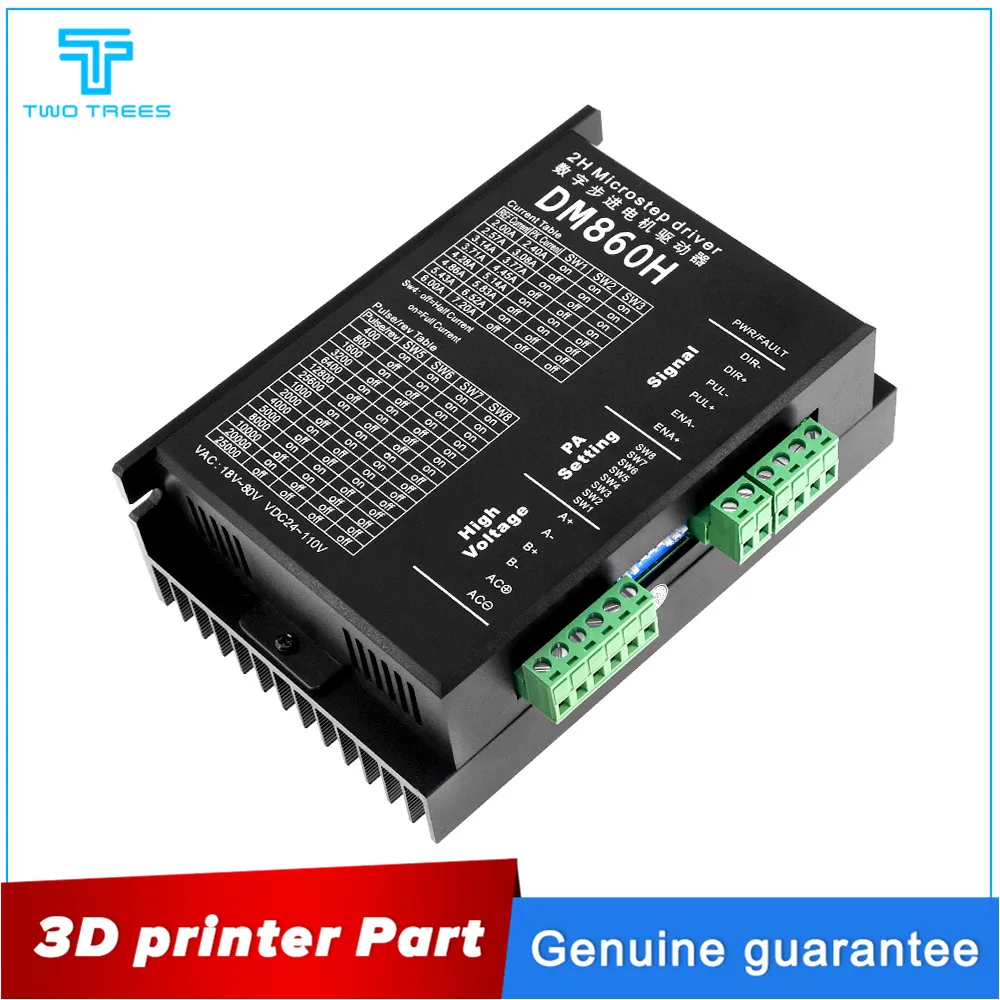 

Stepper motor driver controller DM860H microstep motor brushless DC motor shell for 57 86 stepper motor Nema23 34