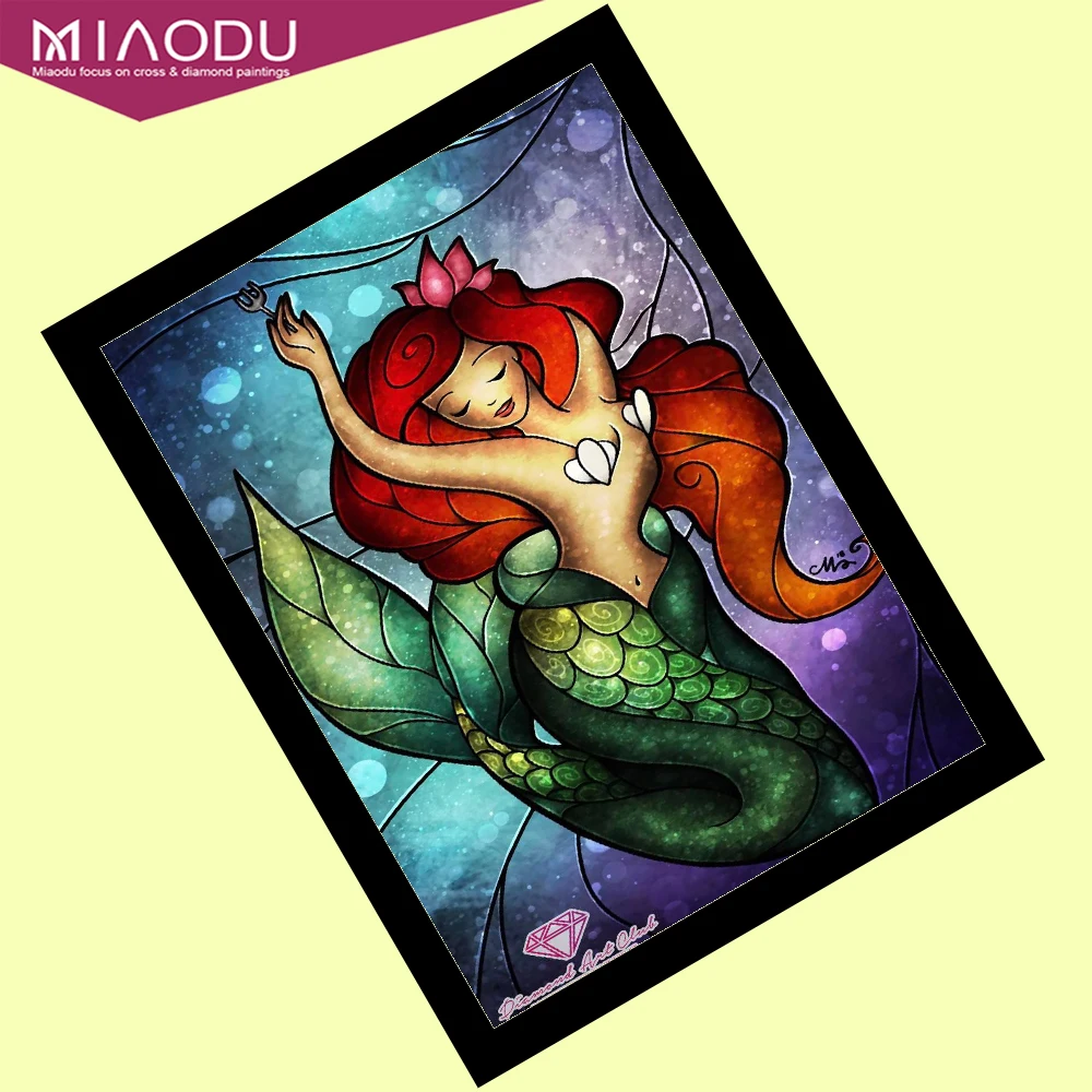 Набор для алмазной вышивки Русалочка картина из мультфильма Disney Ариэль