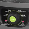 Home 220V Stainless Steel Nonstick Coat Pan Electric Hot Pot 1600W Auto Thermostat Control Frying Barbecue Grilled Meat Boiler 5