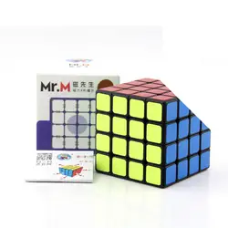 Оригинал высокое качество ShengShou Mr. M 4x4x4 Магнитный магический куб SengSo 4x4 магниты скоростная головоломка Рождественский подарок идеи детские