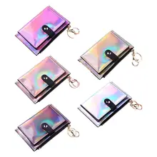 

Fashion Compact Women Wallet RFID Blocking Bifold with Coin Pocket Card Holder Purse