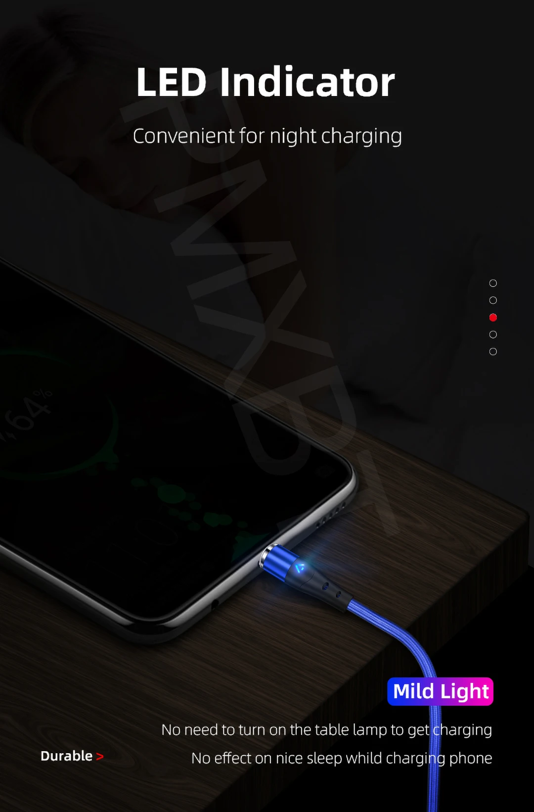 Магнитный кабель для iPhone, samsung, Xiaomi 3A, светодиодный кабель Micro USB для быстрой зарядки, USB-C, type C, 1 м/2 м, магнитный шнур для зарядки телефона