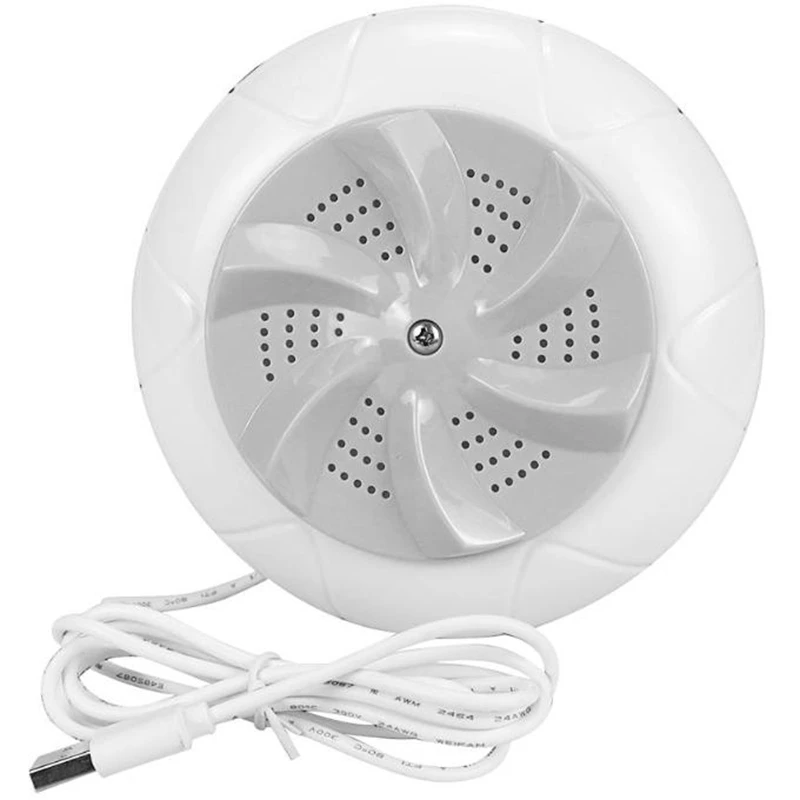 White 6 Вт Usb мини ультразвуковая турбина стиральная машина портативный спин сушилка стиральная машина ультразвуковая стиральная машина для Трева - Цвет: White