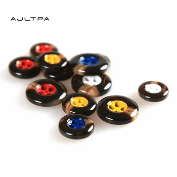 

4Holes Round Button Classic Resin Flatback Colorful Button Coat Woolen Dress Sewing Button Clothes Accessries