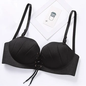 

Super Push Up Bra Underwear Seamless Underwear Bra Sexy Women Wireless Adjusted Straps Seamless Bra Gather Adjustable Lingerie