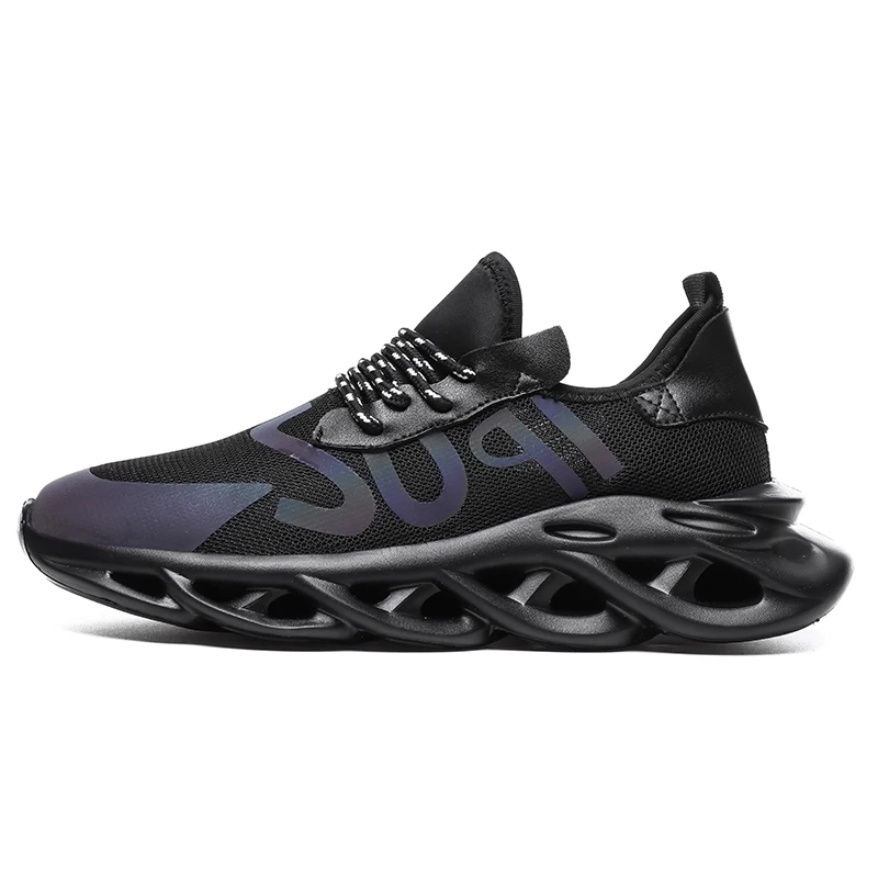 Мужская обувь; летние кроссовки; Zapatillas Deportivas Hombre; модная дышащая повседневная обувь; Sapato Masculino Krasovki; Мужская обувь; Новинка - Цвет: G93 Black