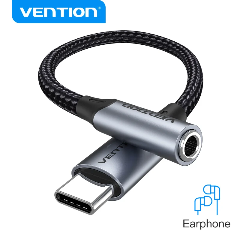 Vention Type C to Jack Earphone USB-C Type C to