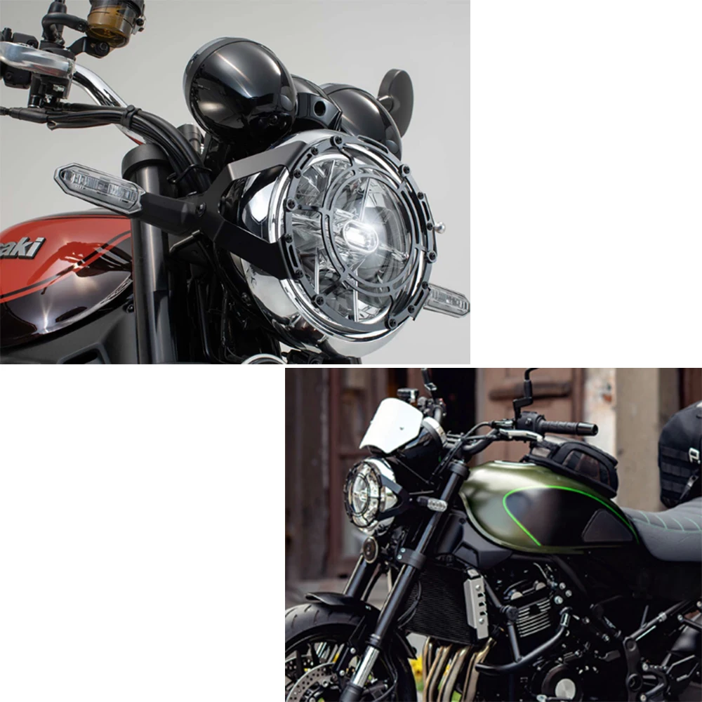 Z900 RS мотоцикл круглый стержень ЧПУ фара защитная решетка Защитная крышка протекторы для Kawasaki Z900RS Z 900 RS