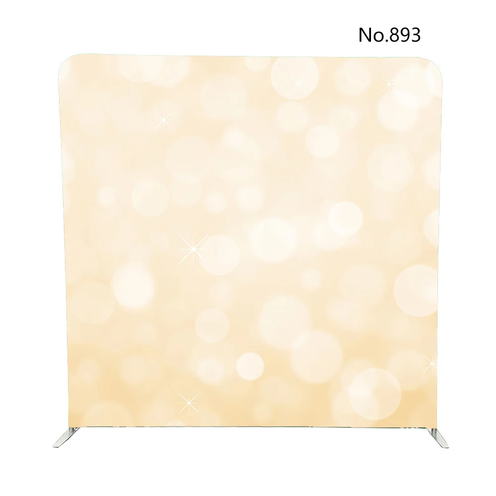 custom 8x8ft stand and No.890 with No.893 double sided print pillowcase winter snow backdrop