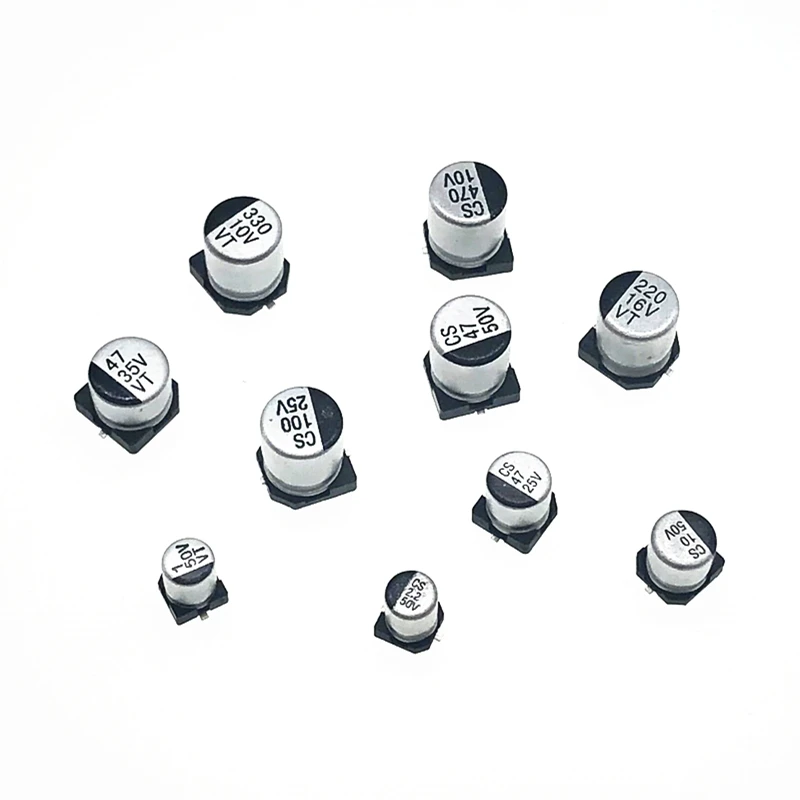 20pcs 220uF 16V SMD Aluminum Electrolytic Capacitors - 6.3x7.7mm 4 thumbnail image
