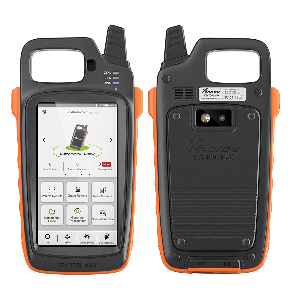 US $127.99 Original Xhorse VVDI Key Tool Max Remote Key Programmer Plus VVDI Mini OBD Tool Support Generate Transponder And Remote