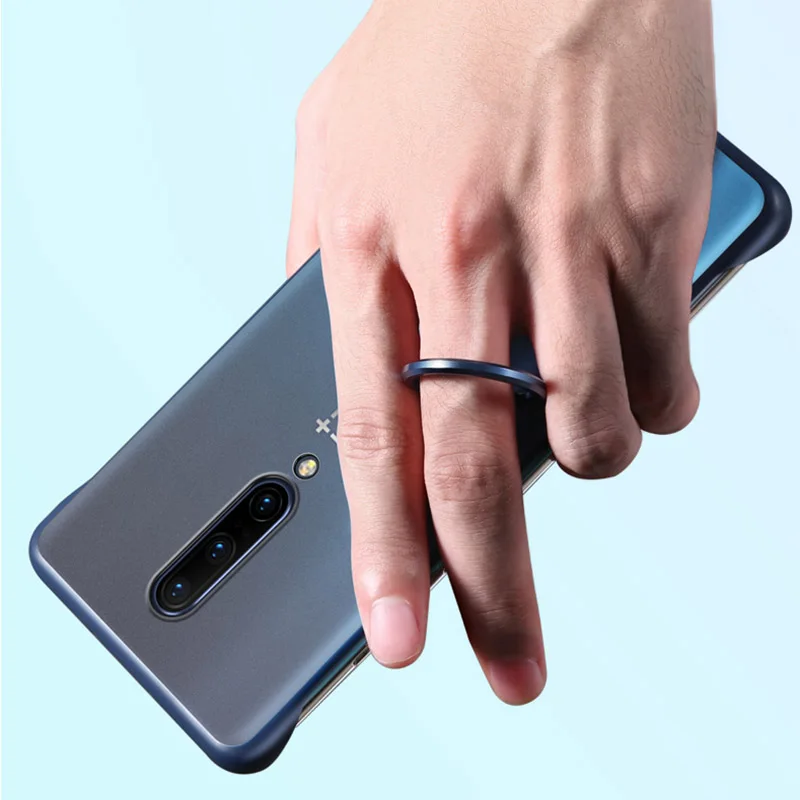YueTuo бампер с кольцом Прозрачный чехол для oneplus 7 pro 7pro oneplus 7 one plus 7 1+ 7 ультра тонкий матовый задний Чехол для телефона coque etui