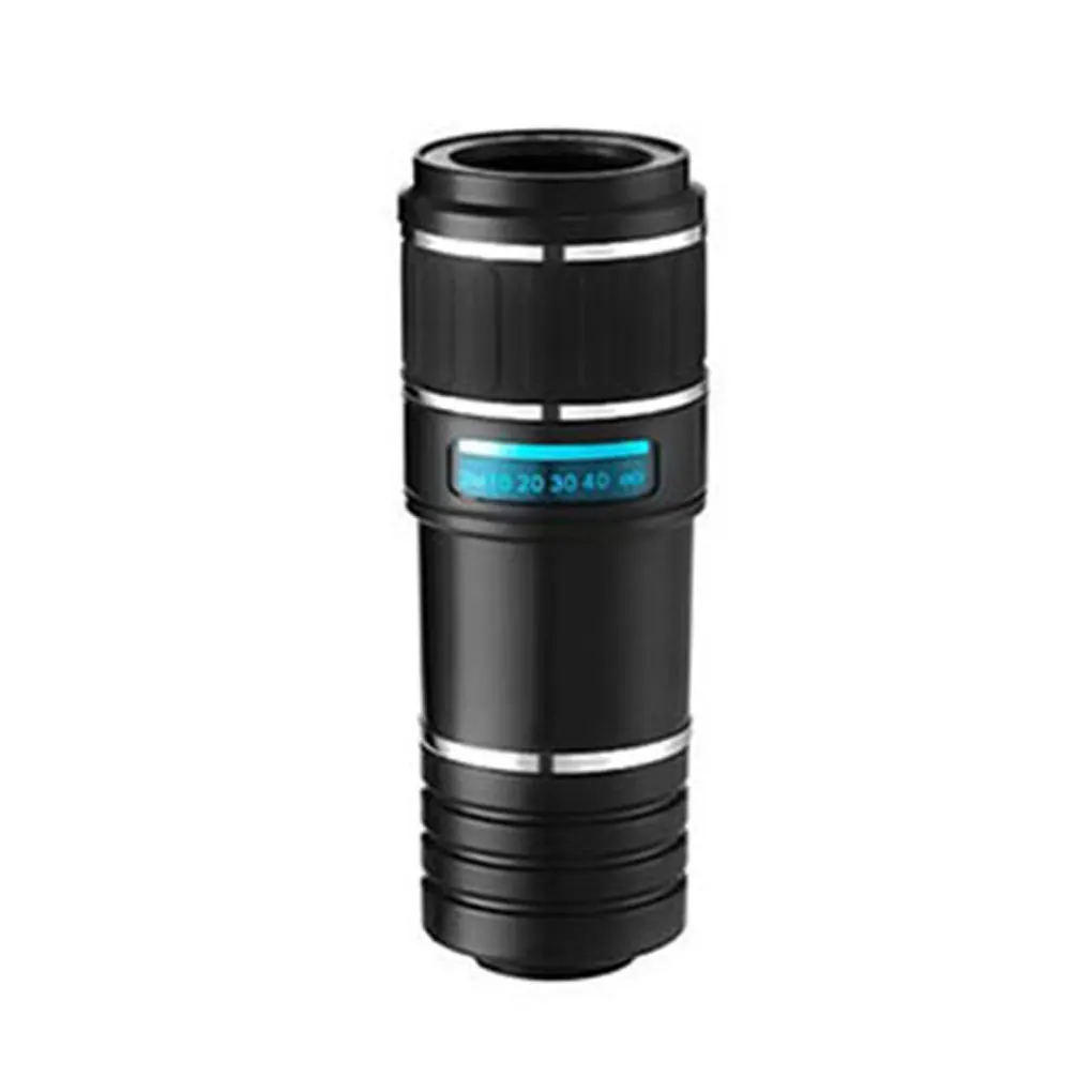 Phone Camera External Telephoto 12x Zoom Lens Tripod Kit Fish Eye Wide Angle Macro Lens Set