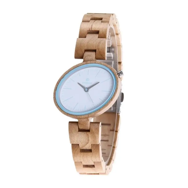 

2020 New Ellipse Ms Wood Small Dial Watch Fashion And Personality Amazon Ebay Wooden Table A Undertakes To Sell Like Hot Cakes