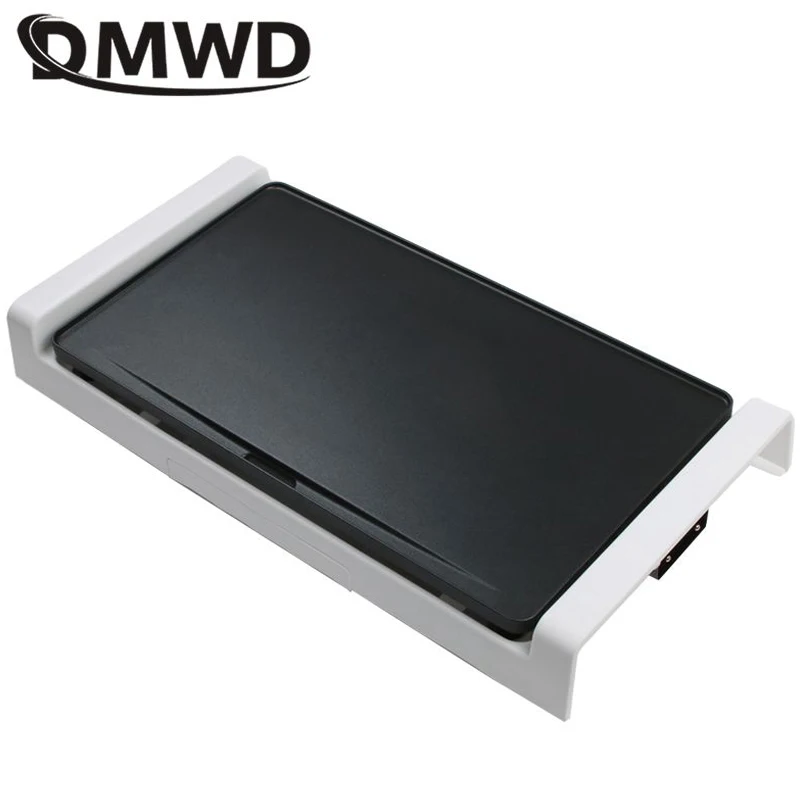 DMWD 1800W 220V Household Smokeless Barbecue Machine Non-stick Party Electric Roasting Pan BBQ Griddles For 2-8 People 4