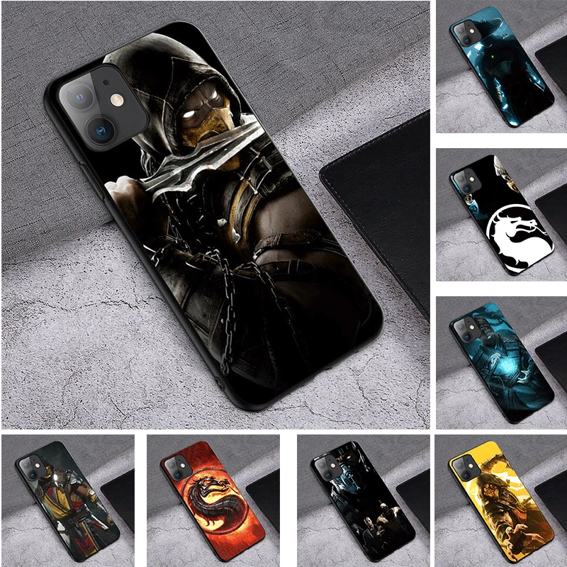 Mortal Kombat TPU Mobile Phone Case for iPhone 11 Pro X XR XS Max 6 6s 7 8 Plus 5 5s SE Cover Protection | Мобильные телефоны и