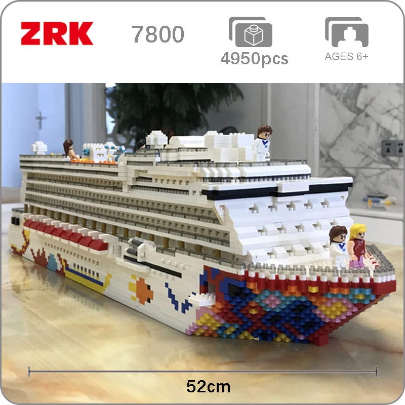 Роскошный Лайнер для круизного лайнера большая лодка 3D модель 4950 шт. сделай сам