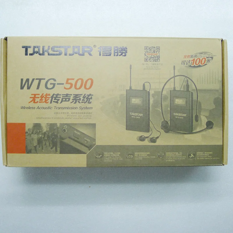 Takstar WTG-500 UHF беспроводная акустическая система передачи для гидов, одновременного перевода и аудио-визуального образования