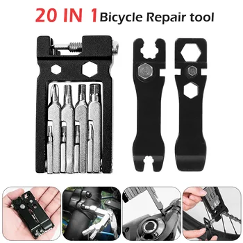 

20 In 1 Multifunction Repair Tools Kit Hex Spoke Cycling Screwdriver Tools Bicycle Outdoor Emergency Repair Tools