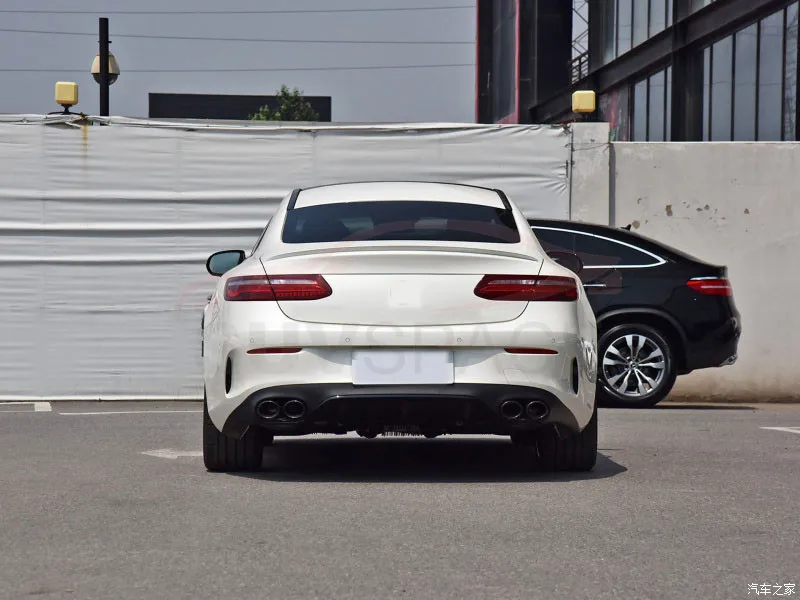 Подходит для Mercedes-Benz задний бампер задняя губка выхлопные трубы E класс C238 купе E200 E300 2 двери Tunning To E53 AMG