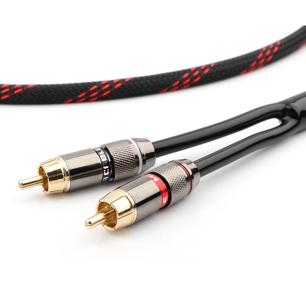 Yter Hifi Canare XLR FEMALE to 2RCA Audio Cabler PC Mobilephone Amplifier Interconnect High Quality XLR Male to RCA Cable