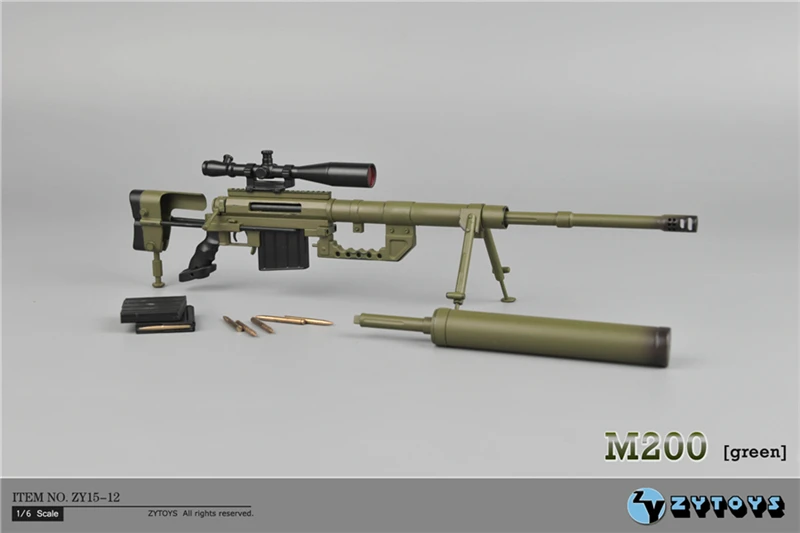 M200 Sniper Verxion Rifle Weapon Gun For 1/6 Scale12" Action Figure 1:6 Model 