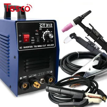 

CT312 TIG/ MMA/CUT TIG Welder, Inverter 3 in 1 Welding Machine,120A TIG/ MMA 30A CUT ,Portable Multifunction Welding Equipment