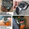 Convient pour Tissot T-TOUCH T013 T047 21mm, caoutchouc Silicone souple, bracelet de montre noir, Orange, Sport, sangle étanche, T091 T013420A ► Photo 2/6