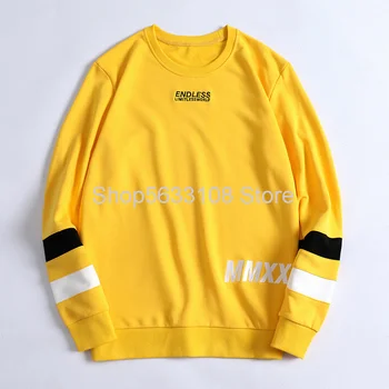 

Men's Wear Sweater 2020 Autumn Men's Sweater Solid Color Loose Inlay Wire Mounting Decoration Round Neck Sweater Male